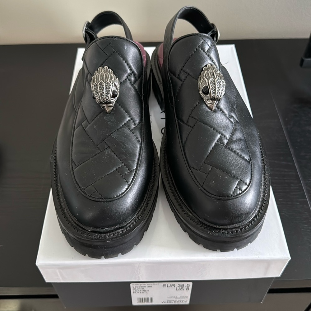 Kurt Geiger sling back mules